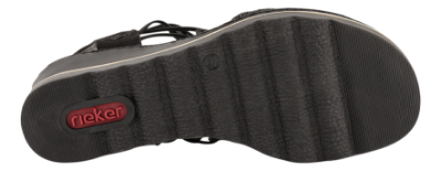 Rieker Sandal Sort 67465-00