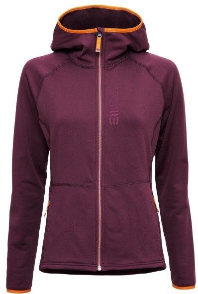 Elevenate Womens Skiers Fleece Hood Fleecevest (Dames |purper)