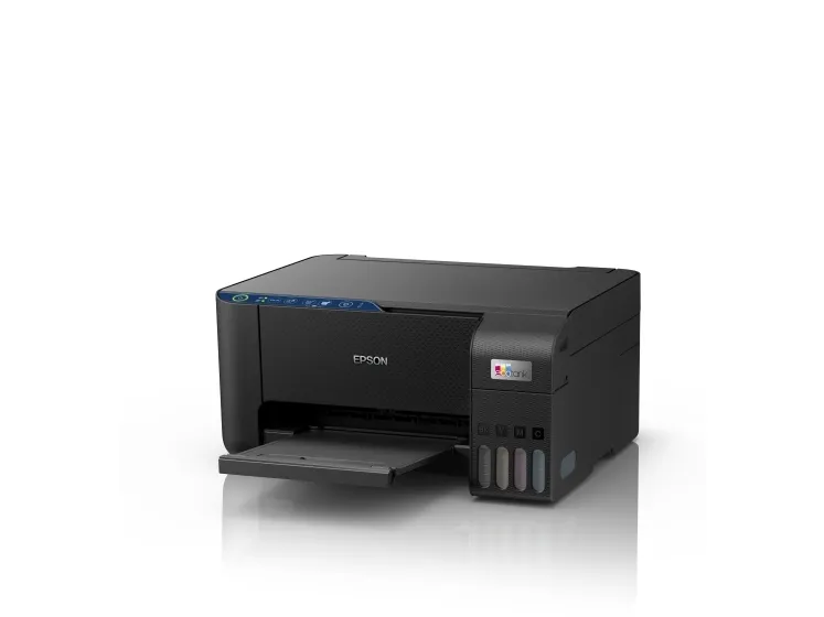 Epson EcoTank ET-2861 - Multifunktionsprinter - farve - blækprinter - ITS - A4 (medie) - op til 10 spm (udskriver) - 100 ark - Wi-Fi, USB - sort