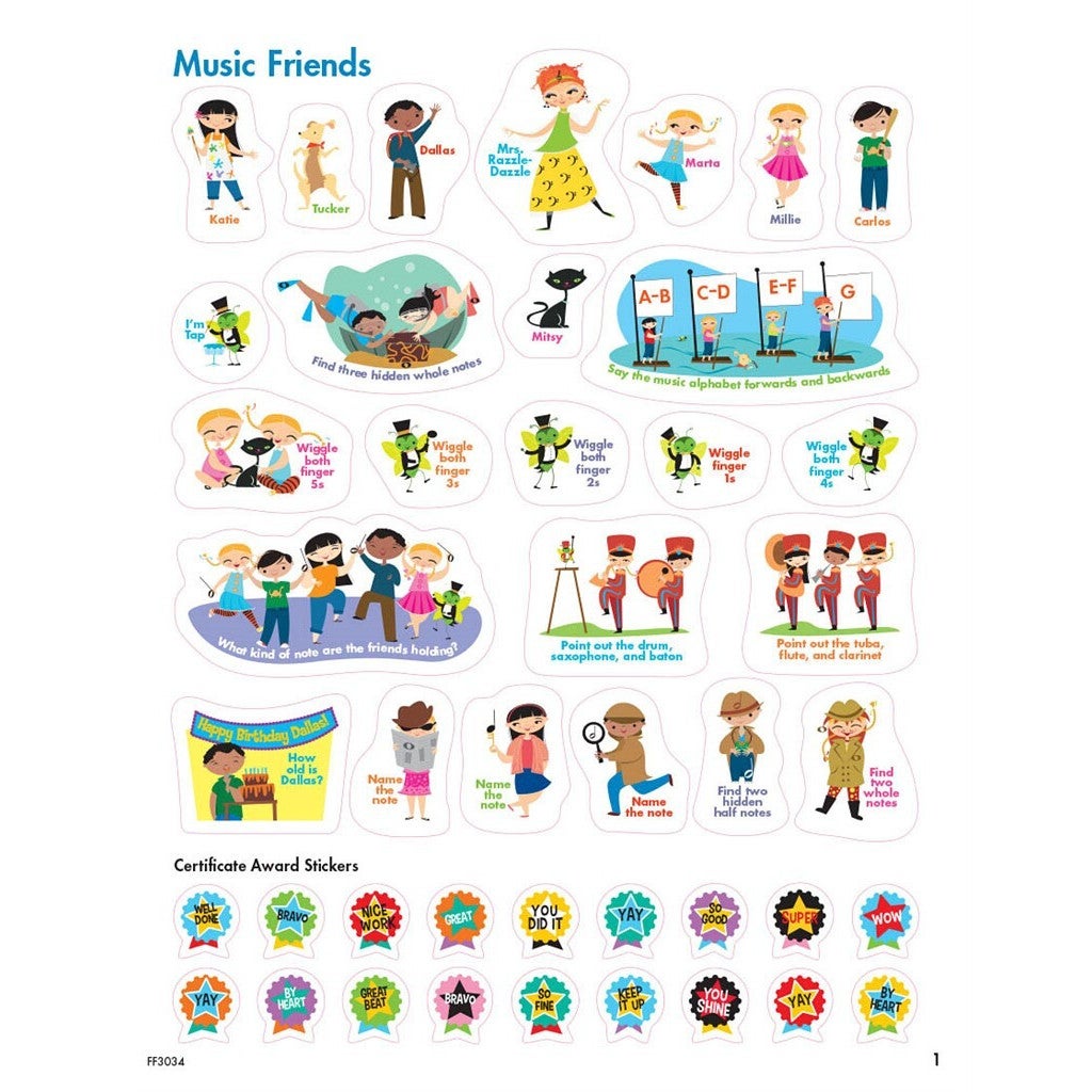 Hal Leonard My First Piano Adventure Sticker Book for the young beginner