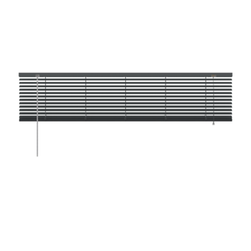 KARWEI aluminium jaloezie 25 mm antraciet (kleurnr. 226) 180x180 cm (bxh)