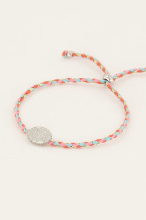 Candy roze multikleur armband très belle