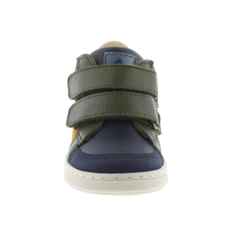 Acebos Acebos Basket Marine Vert Jaune Velcros