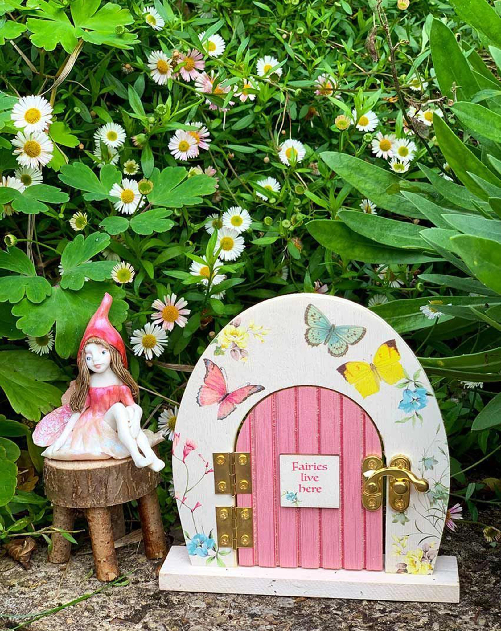 Wanddeko LITTLE FAIRY-DOOR aus Holz
