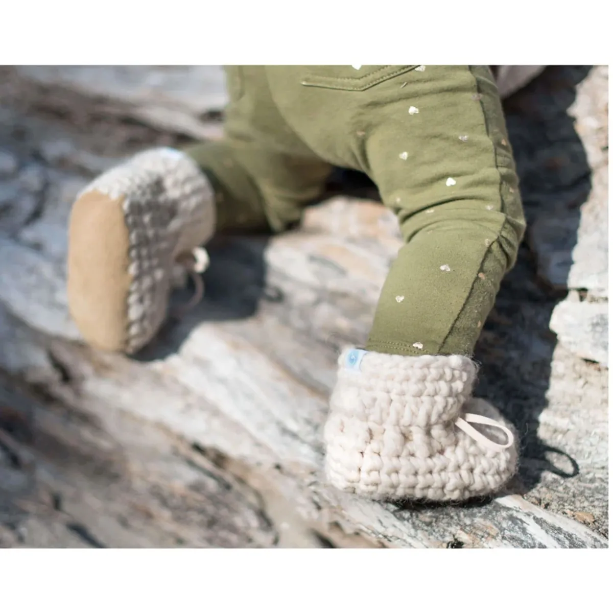 Beba Bean Pantoufles Tricot 0-24mois