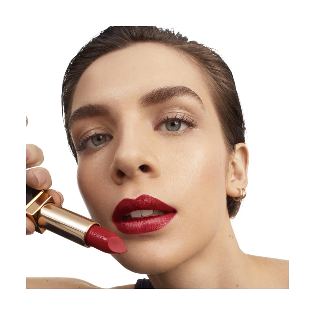 YVES SAINT LAURENT Rouge Pur Couture Rouge à lèvres fini satin - Couleur intense et confort