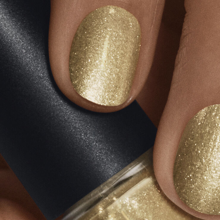 Nilens Jord Nail Polish Glitter Gold