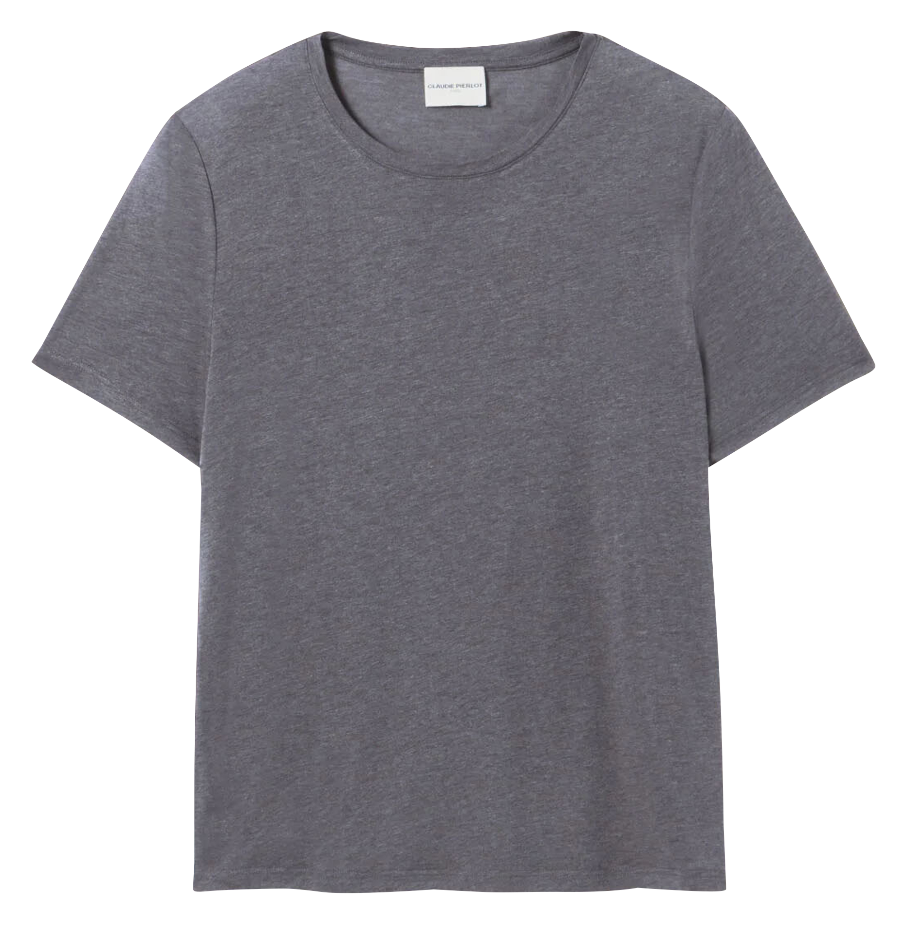Tee-shirt manches courtes brodé | Gris