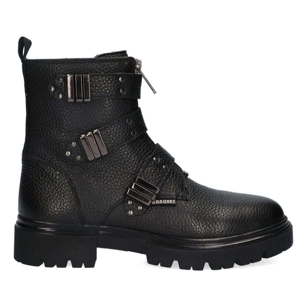 Mayke Moxie - Biker Boots Braqeez Zwart