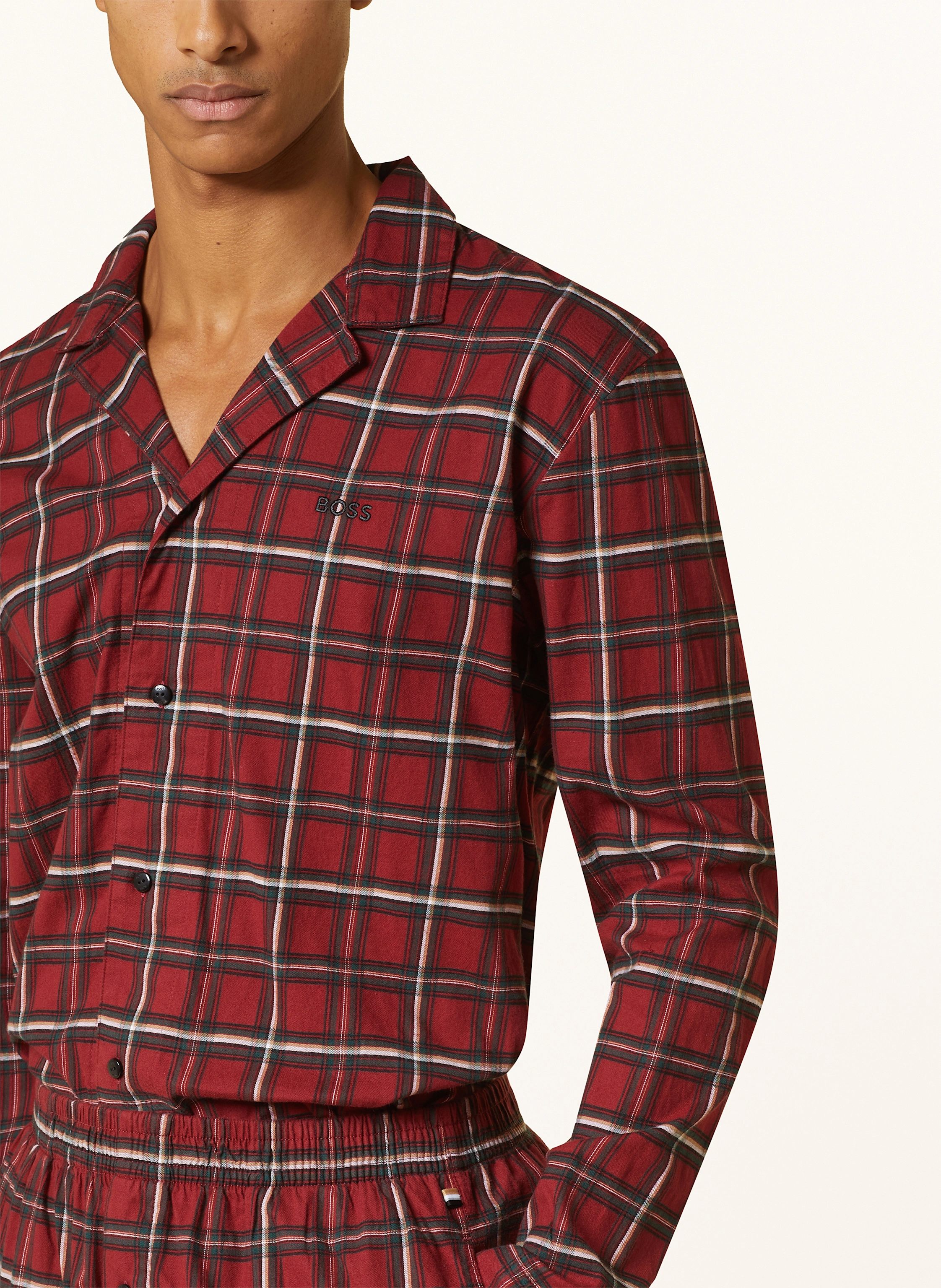 BOSS Schlafanzug HOLIDAY aus Flanell