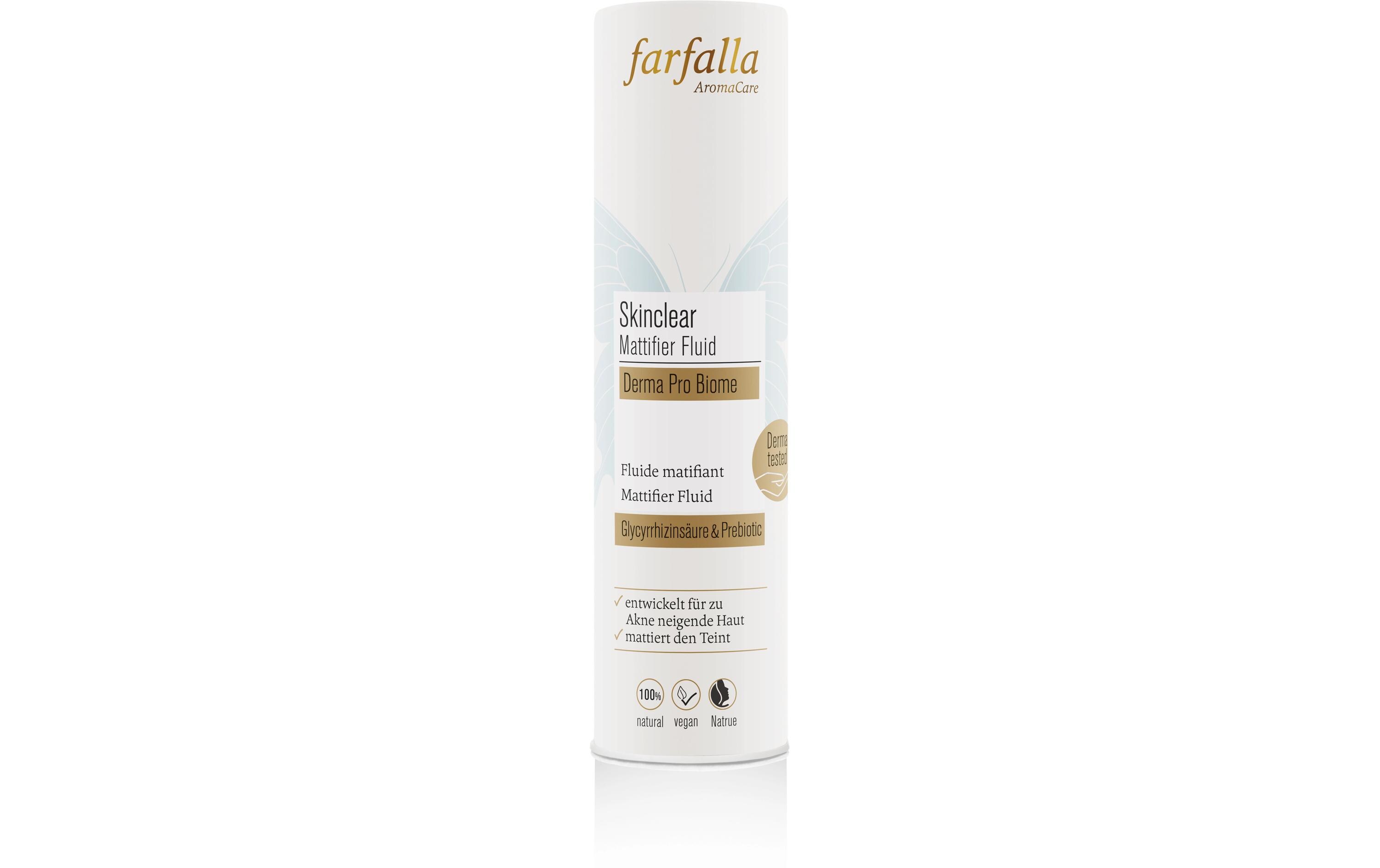 Gesichts-Fluid Skinclear Derma Pro 30 mlNatürliche Gesichtspflege, Soforthilfe für das Wohlbefinden der Haut