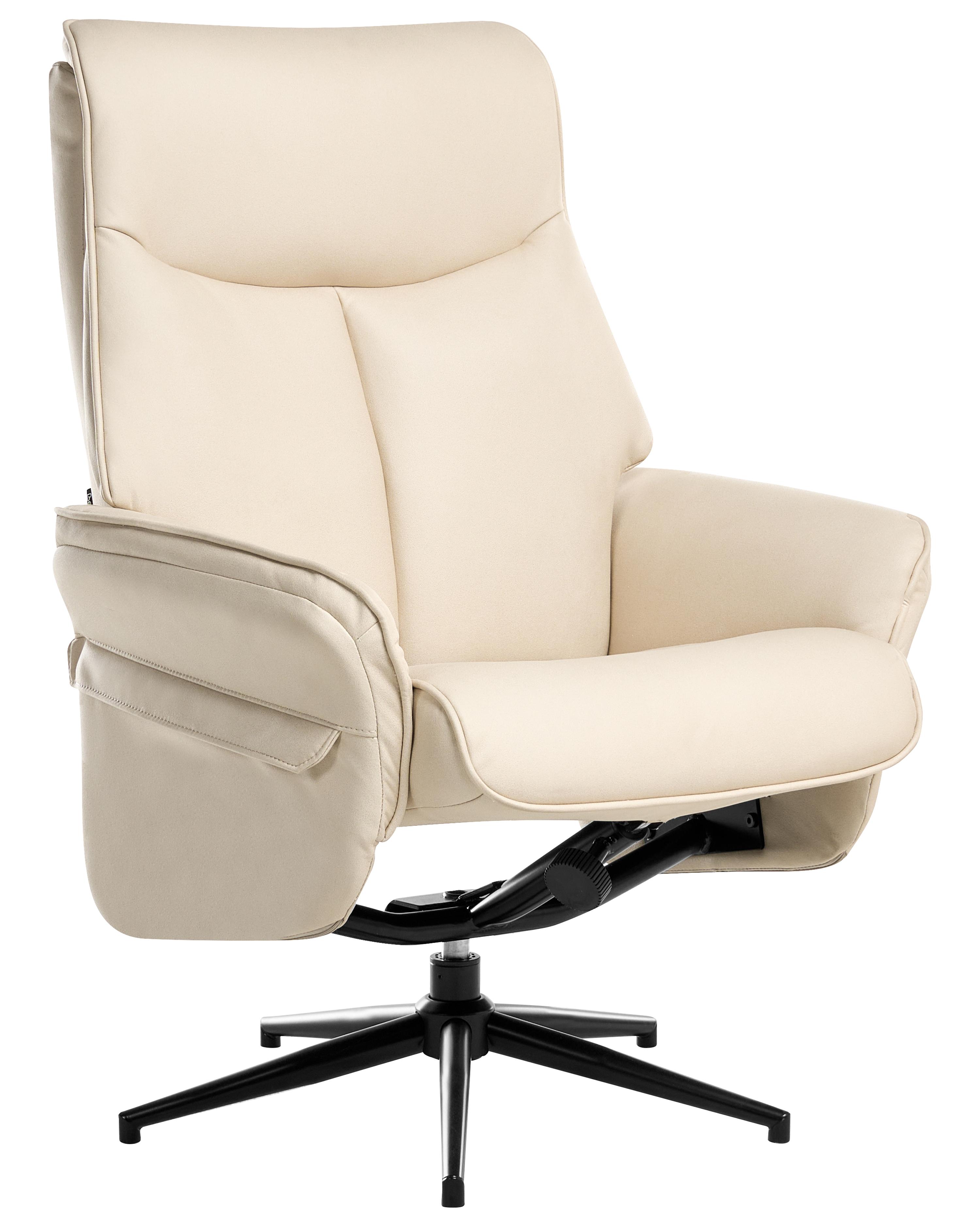 Relaxfauteuil ERATO Kunstleer Lichtbeige