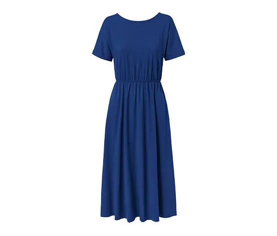 Jerseykleid mit Rückenausschnitt