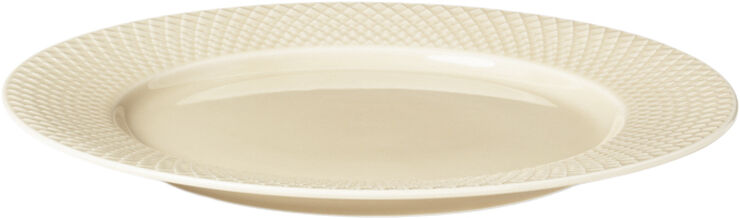 Lyngby Porcelæn Rhombe Earth Middagstallerken Ø27 cm marble Hvid