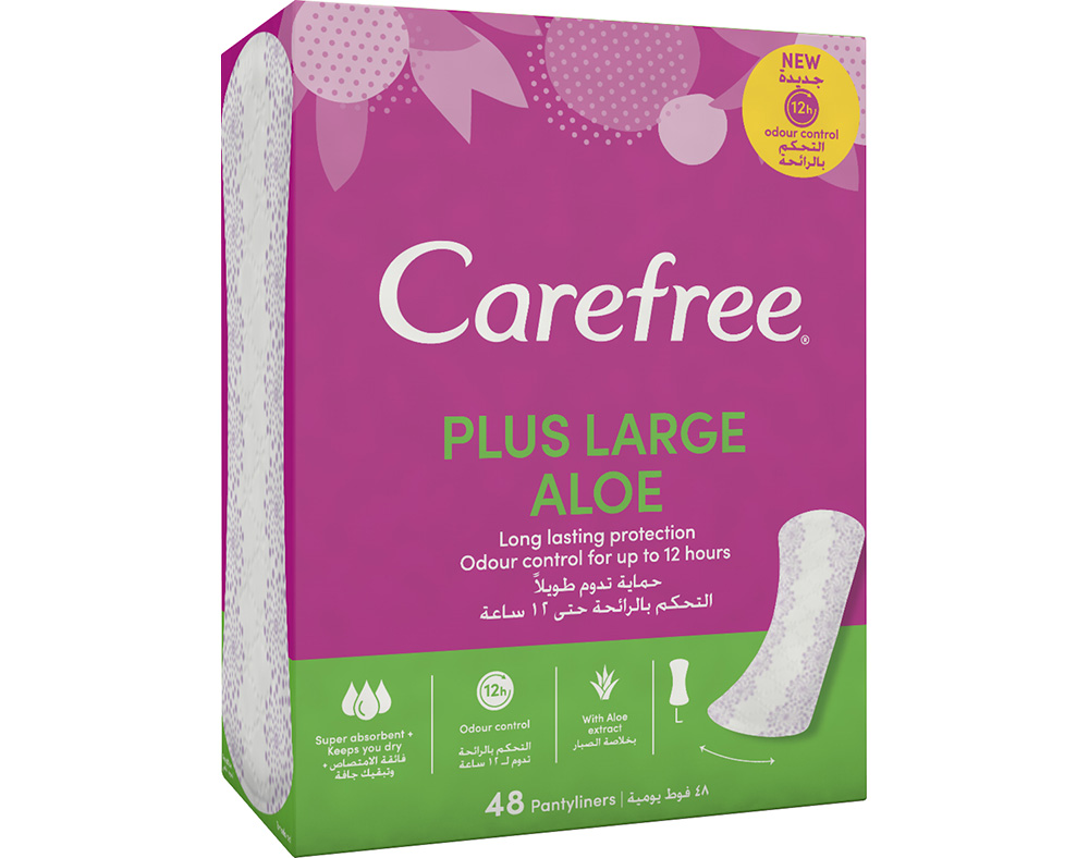 PROTECTOR CAREFREE DIÁRIO MAXI ALOÉ 48UN