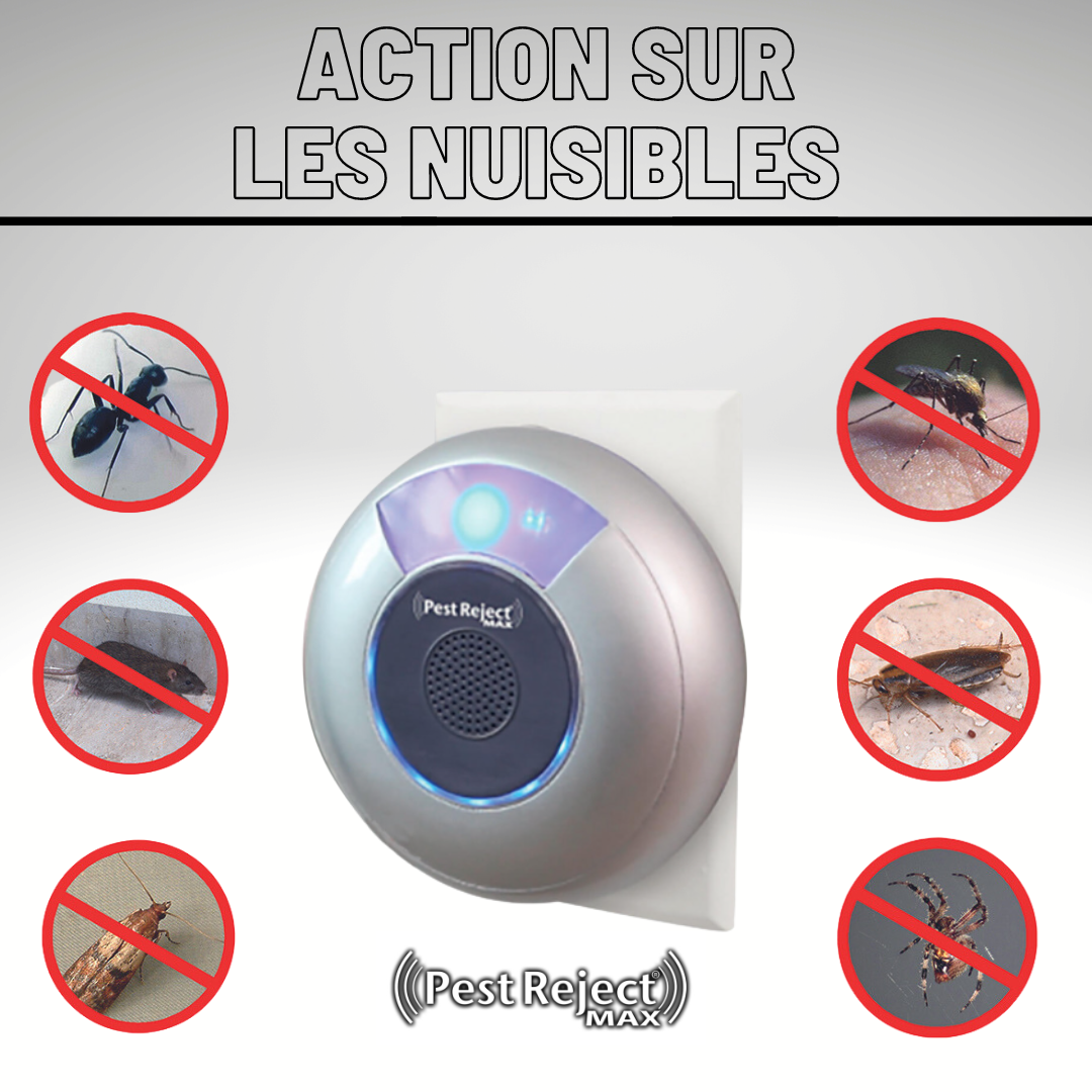Pest reject max - lot de 4 - répulsif nuisibles