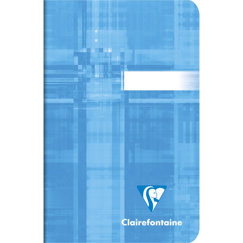 Carnet piqué Clairefontaine metric 9 x 14 cm assorti ligné - 96 pages