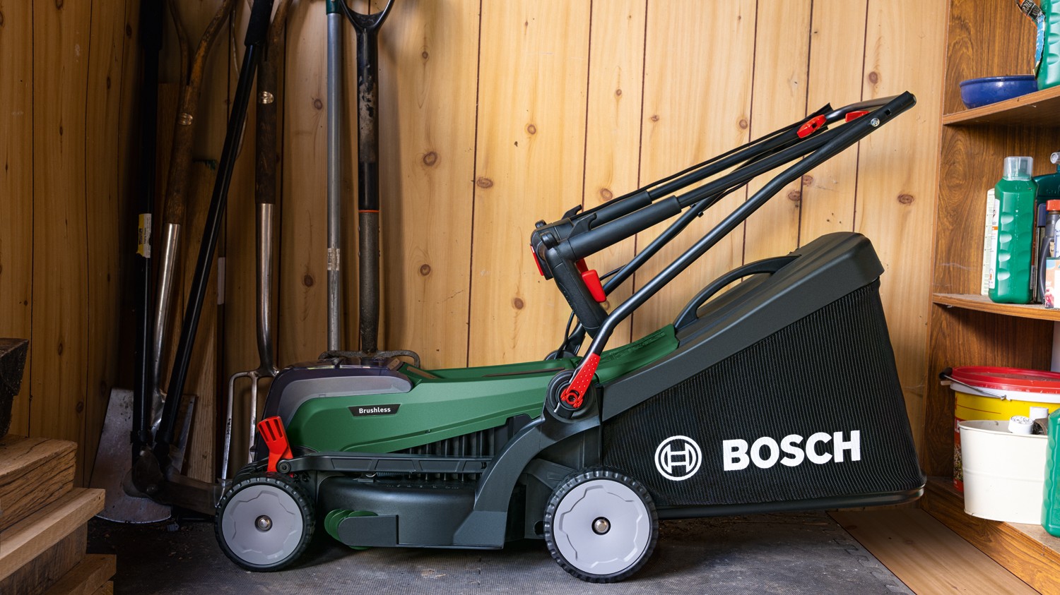 Bosch - UniversalRotak - Plæneklipper - 2x18V 37-550 Solo ( Batteri & Lader Ikke Inkluderet )