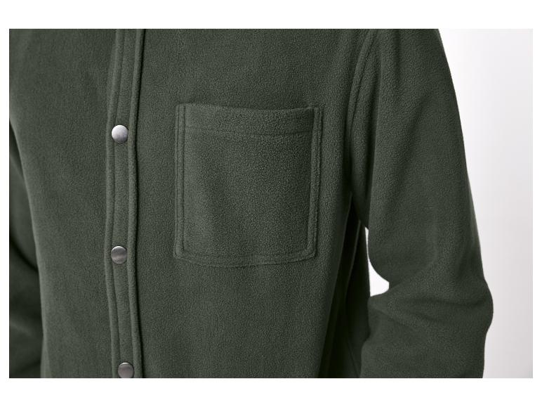 Fleece heren overhemd