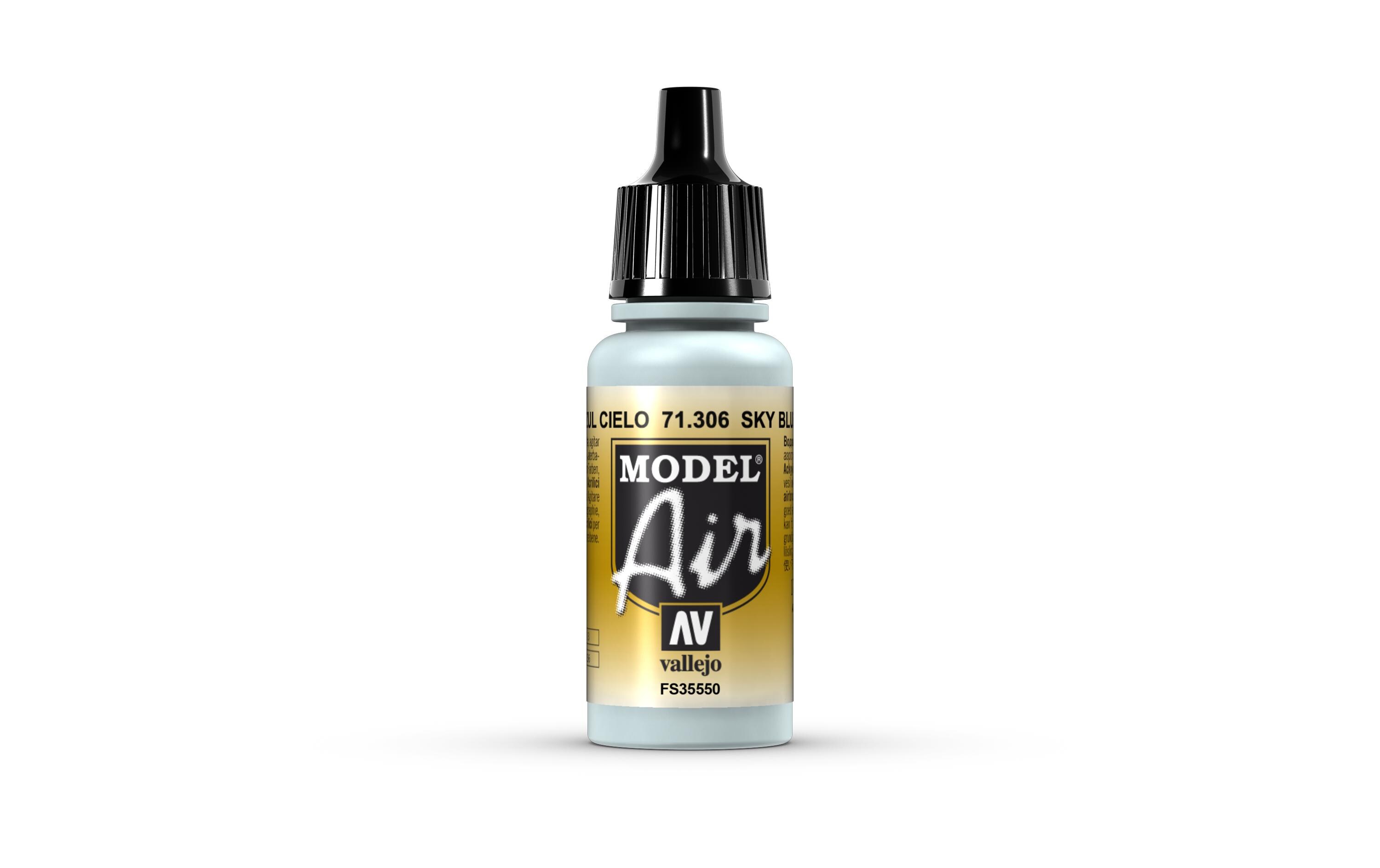 Airbrushfarbe Himmelblau 17 mlAcryl Model Air Color für Airbrush