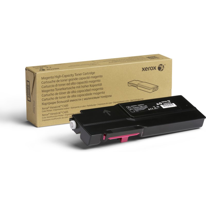 Xerox Cartouche de toner Magenta de Grande capacité Imprimante couleur ® VersaLink® C400/multifonctions ® VersaLink® C405 (4800 pages) - 106R03519