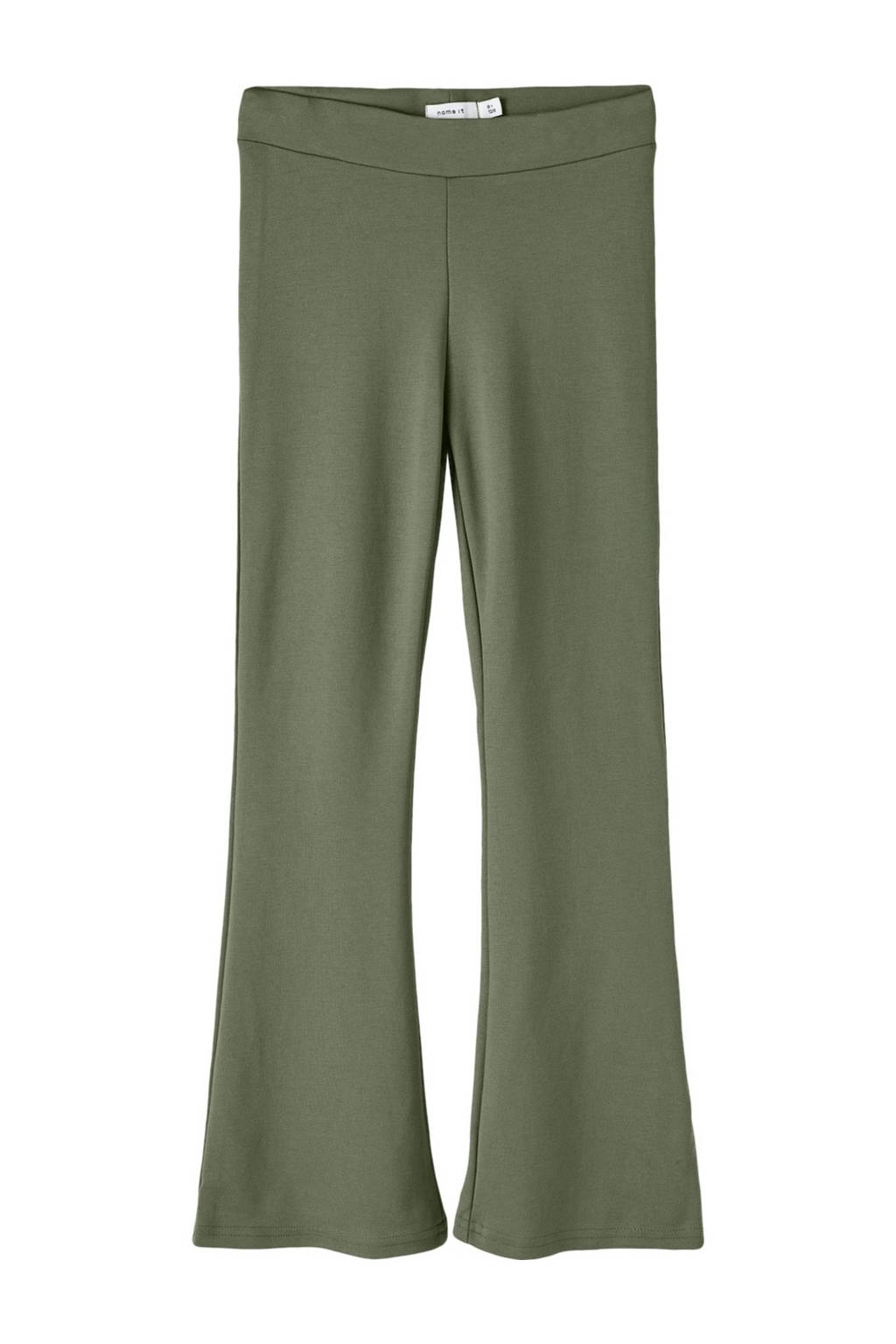 NAME IT high waist flared broek NKFFRIKKALI paars