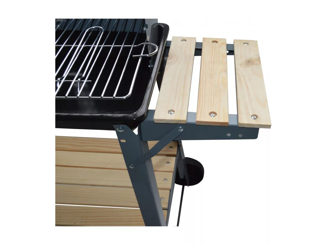 Barbecue mobile à bois ou charbon BUFFALO