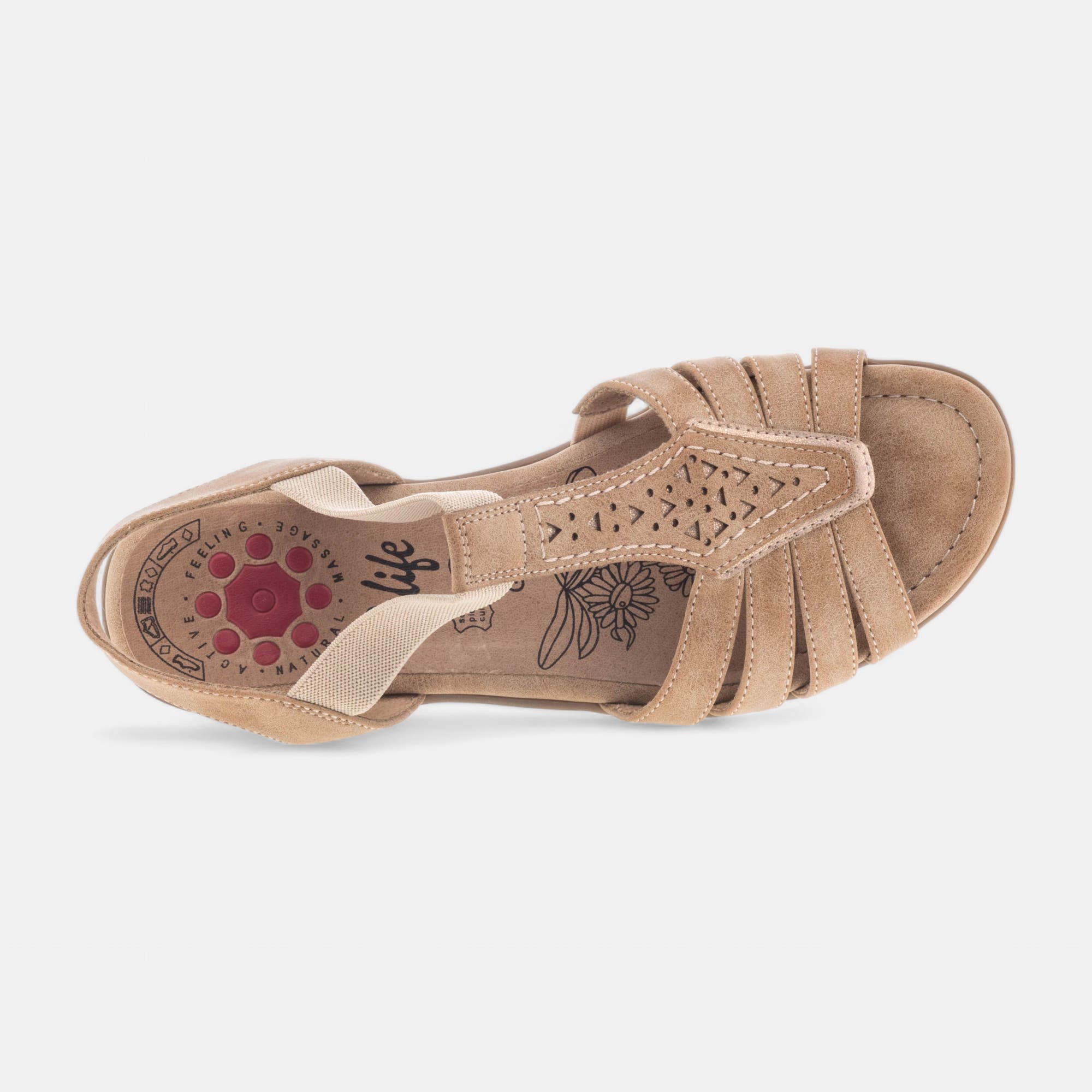 Sandales Femme camel