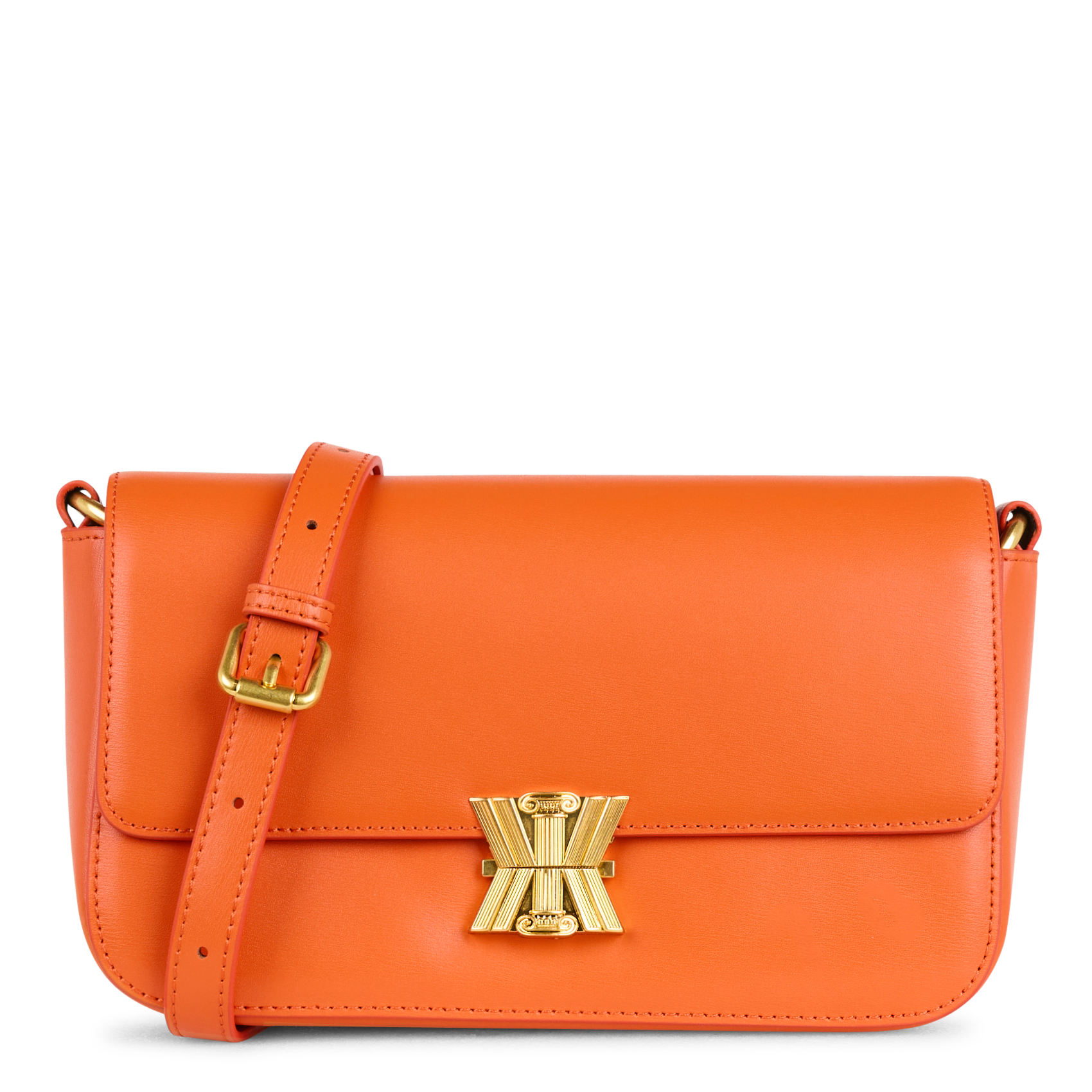 ALICE - Sac bandoulière en cuir | Orange