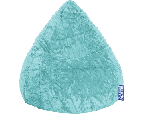 Zitzak Zitpunt Fluffy L ca. 120 liter turquoise 70x90 cm