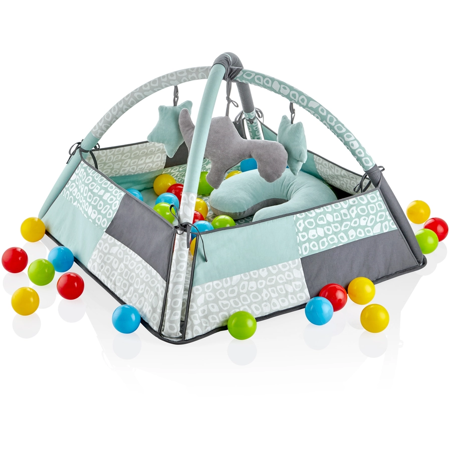 babyGO - Spielmatte mit Bällen grün