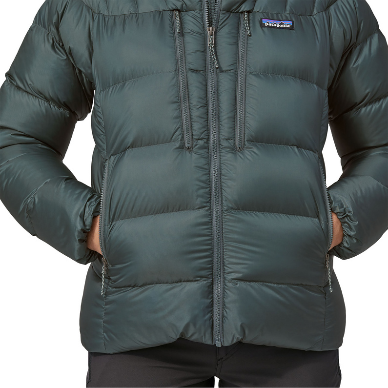 Patagonia Damen Down Fitz Roy Hoodie Jacke