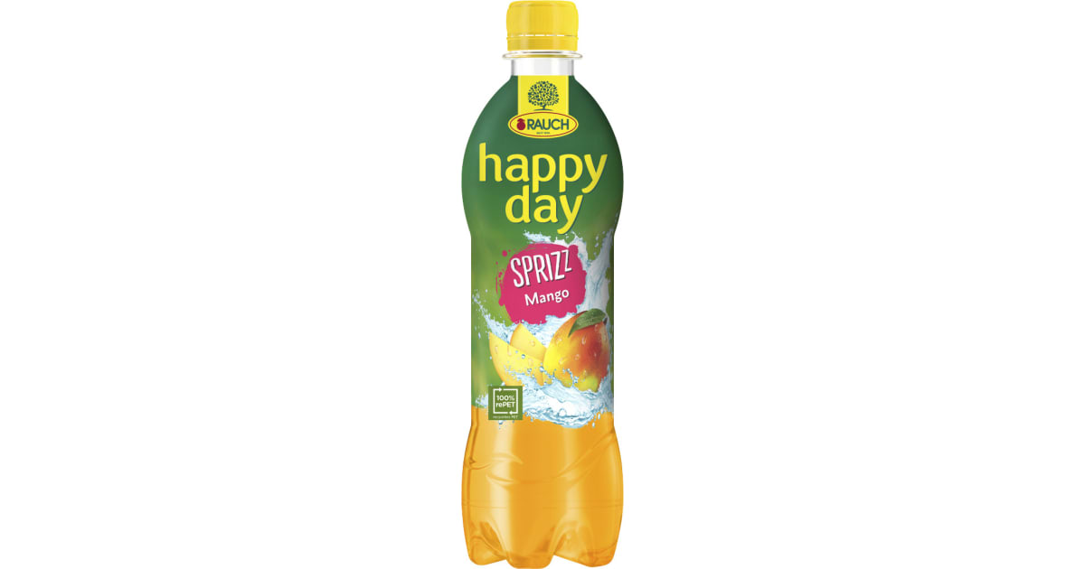 Rauch Happy Day Mango gespritzt 0,5 Liter (Einweg)