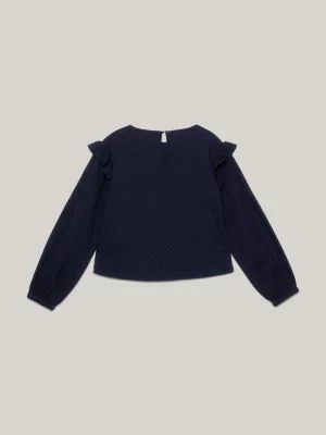 Blusa Essential Polka Dot Broderie Anglaise