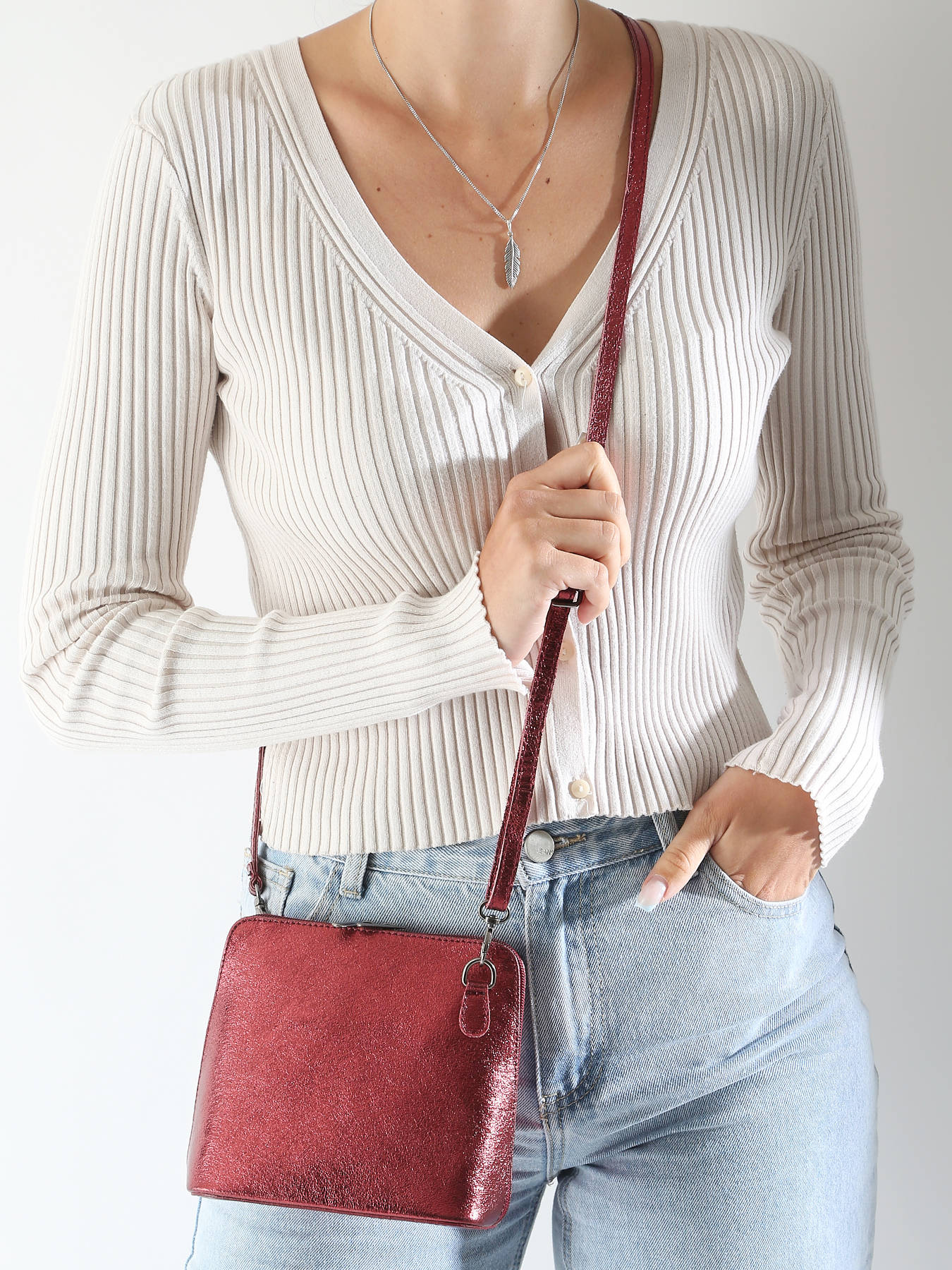 Sac bandoulire Nine cuir MILANO