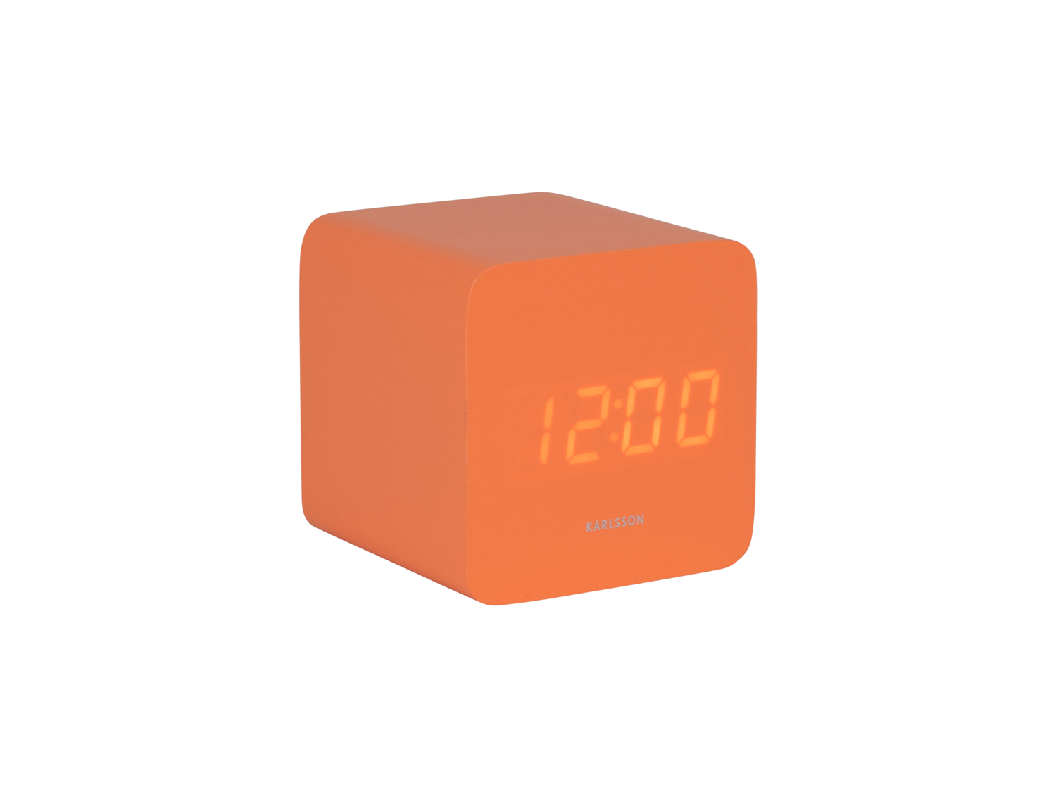 Alarm clock Spry square LED bright orange