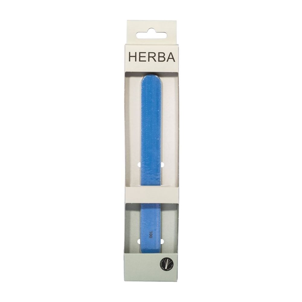 HERBA Nagelfeile 6 Schichten 100/180 Körnung hell-/dunkelblau 1 Stk