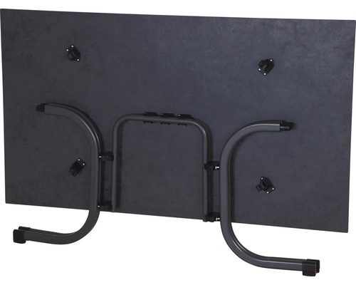 Tuintafel Sola 160x90 cm staalgrijs opvouwbaar