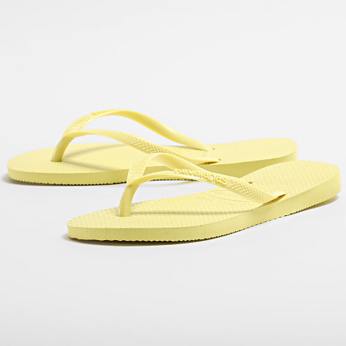 Tongs Femme Slim FC Jaune