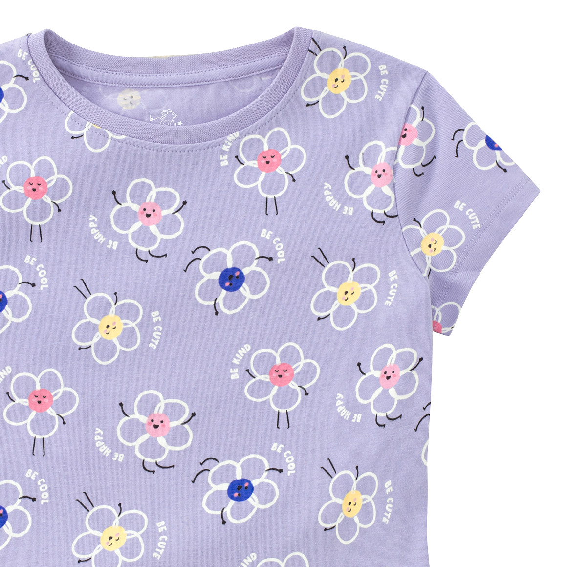 Topolino Mädchen T-Shirt mit Blumen-Allover helllila