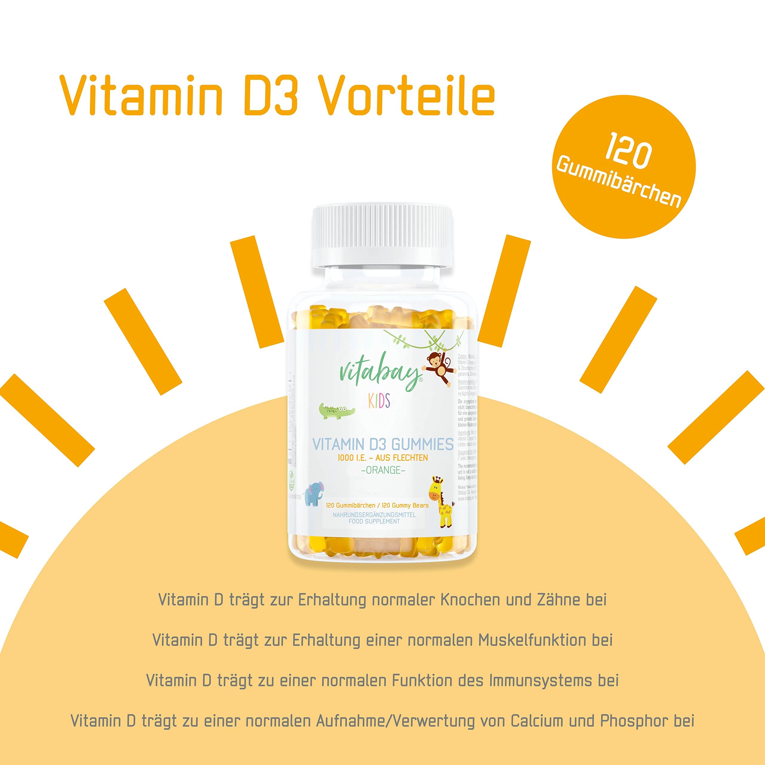 Vitabay Vitamin D3 Gummies 1000 I.E.