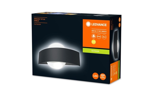 LED Wandleuchte »Endura Style Shield Round, 11W, 3000 K« Warmweiss