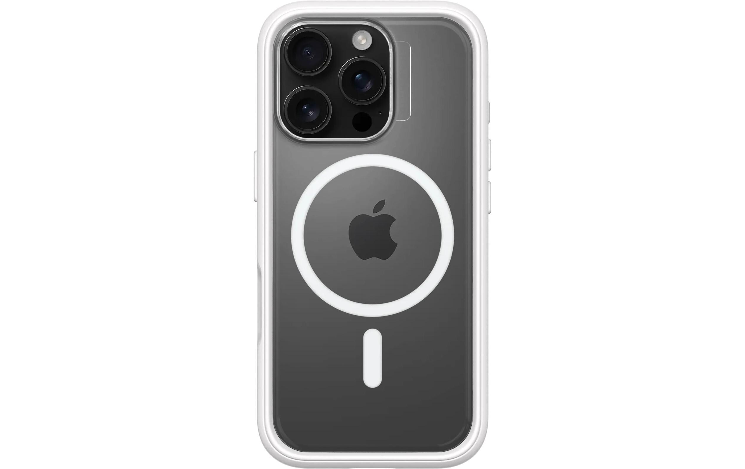 Mod NX MagSafe iPhone 16 Pro WhiteMagSafe-kompatible Schutzhülle für das Apple iPhone 16 Pro