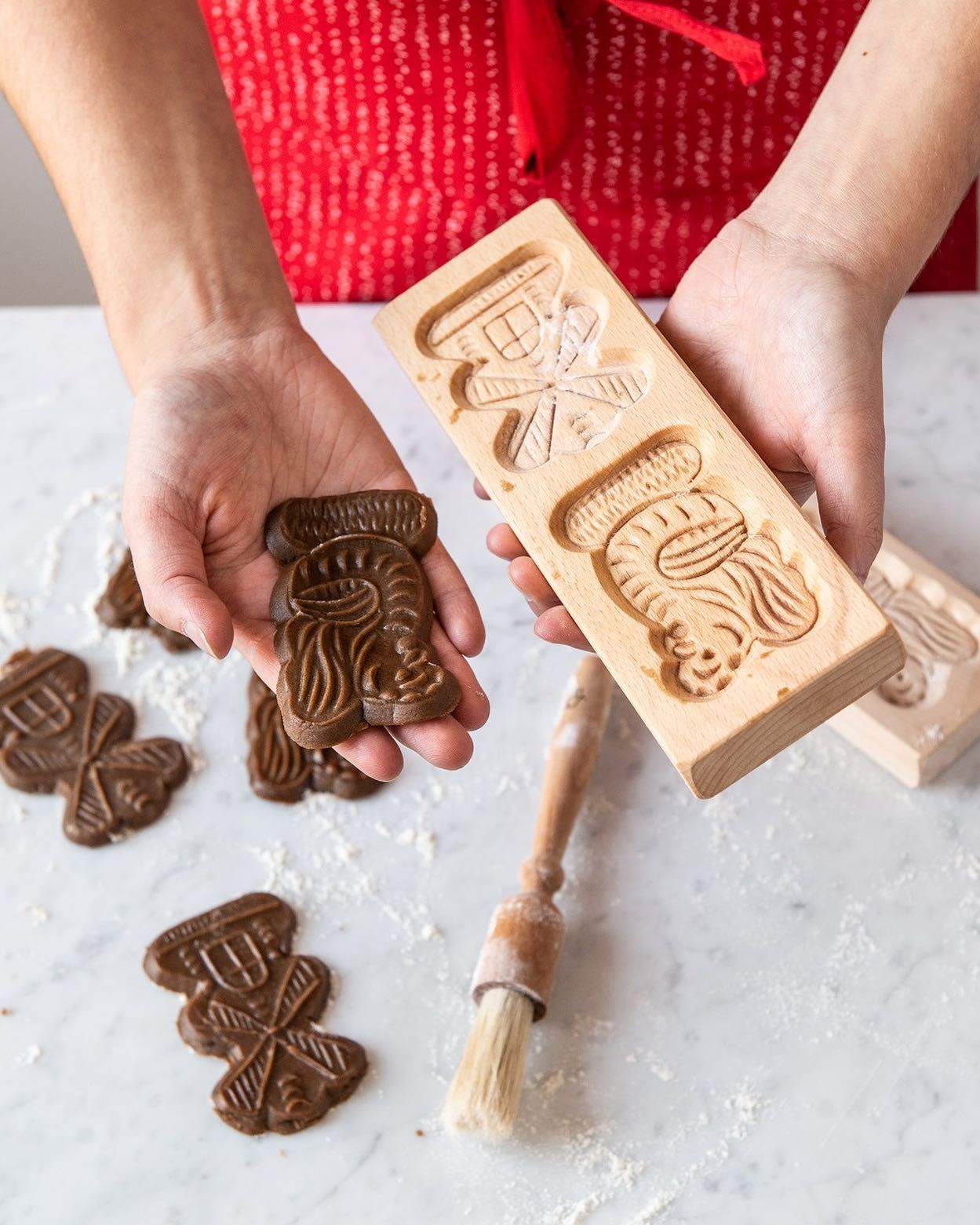 Speculaasplankje met wipmolen, groot