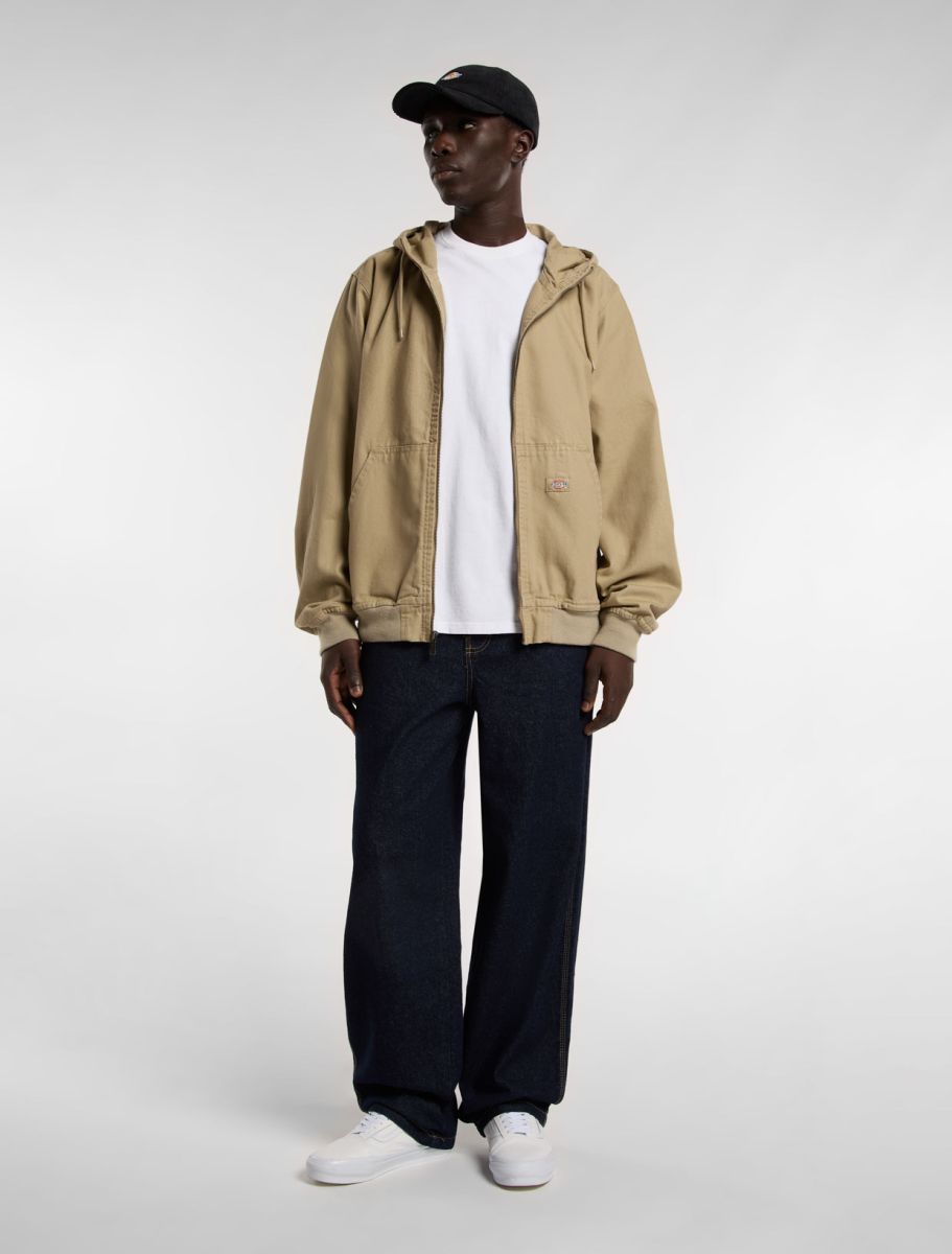 Dickies Duck Canvas Hooded Unlined Jacket Desert Sand