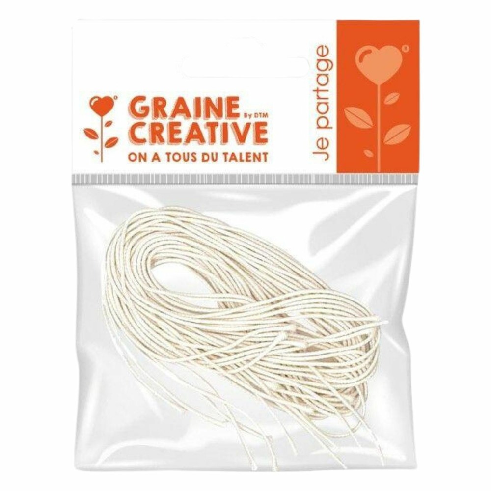100 élastiques blancs pour masques 60 cm