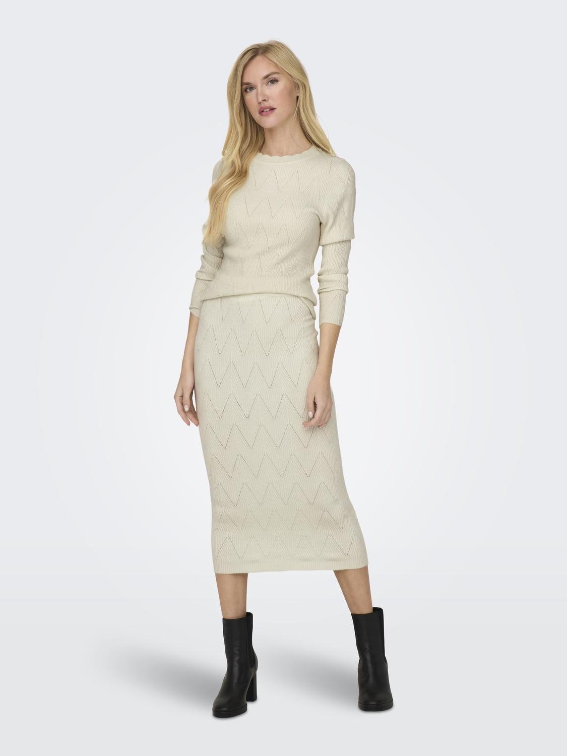 ONLMAI Strickpullover Whitecap Gray