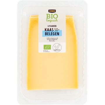 Jumbo Biologische Kaas Belegen 50+ 6 Plakken 190 g