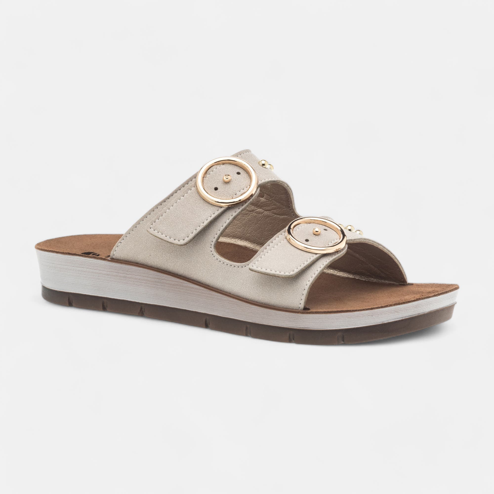 Mules Femme beige