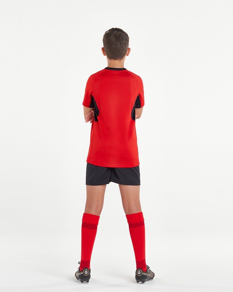 Maillot de rugby Nike Team Rouge & Noir pour enfant
